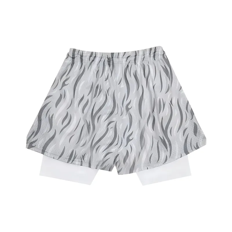 KIRHNE Casual Shorts Unisex Gray-1