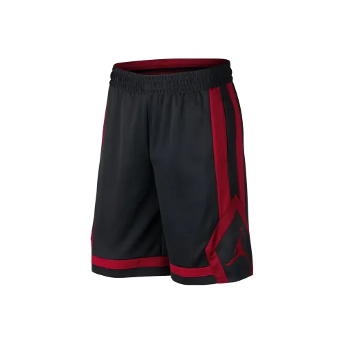 JORDAN Sports Shorts Men Black Red