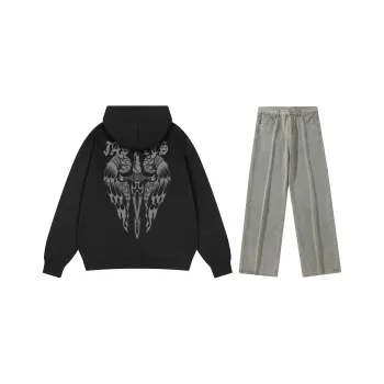 Jaslcs Sweatshirt Sets Unisex