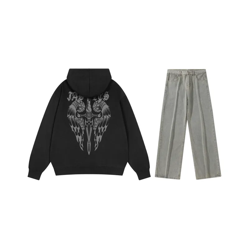 Jaslcs Sweatshirt Sets Unisex-0
