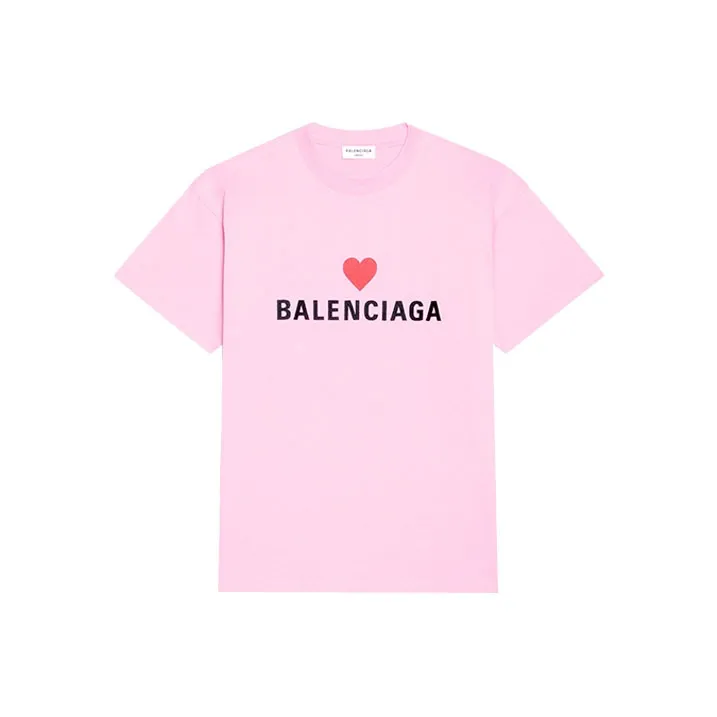 Balenciaga Regular T-Shirt Women's Pink Regular Fit-0