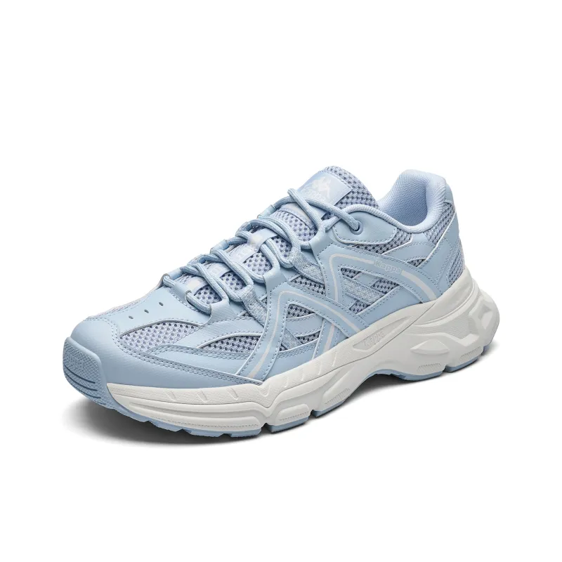 Kappa Back to Back Slip Resistant, Abrasion Resistant, Breathable Low Top Chunky Sneakers Unisex Blue White-2