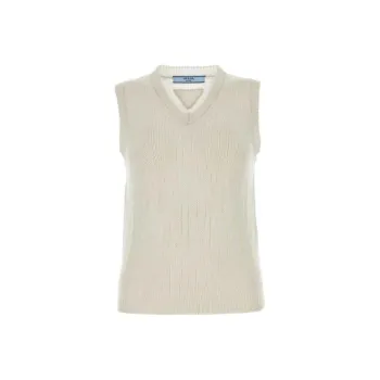 PRADA V Neck Knitted Vest
