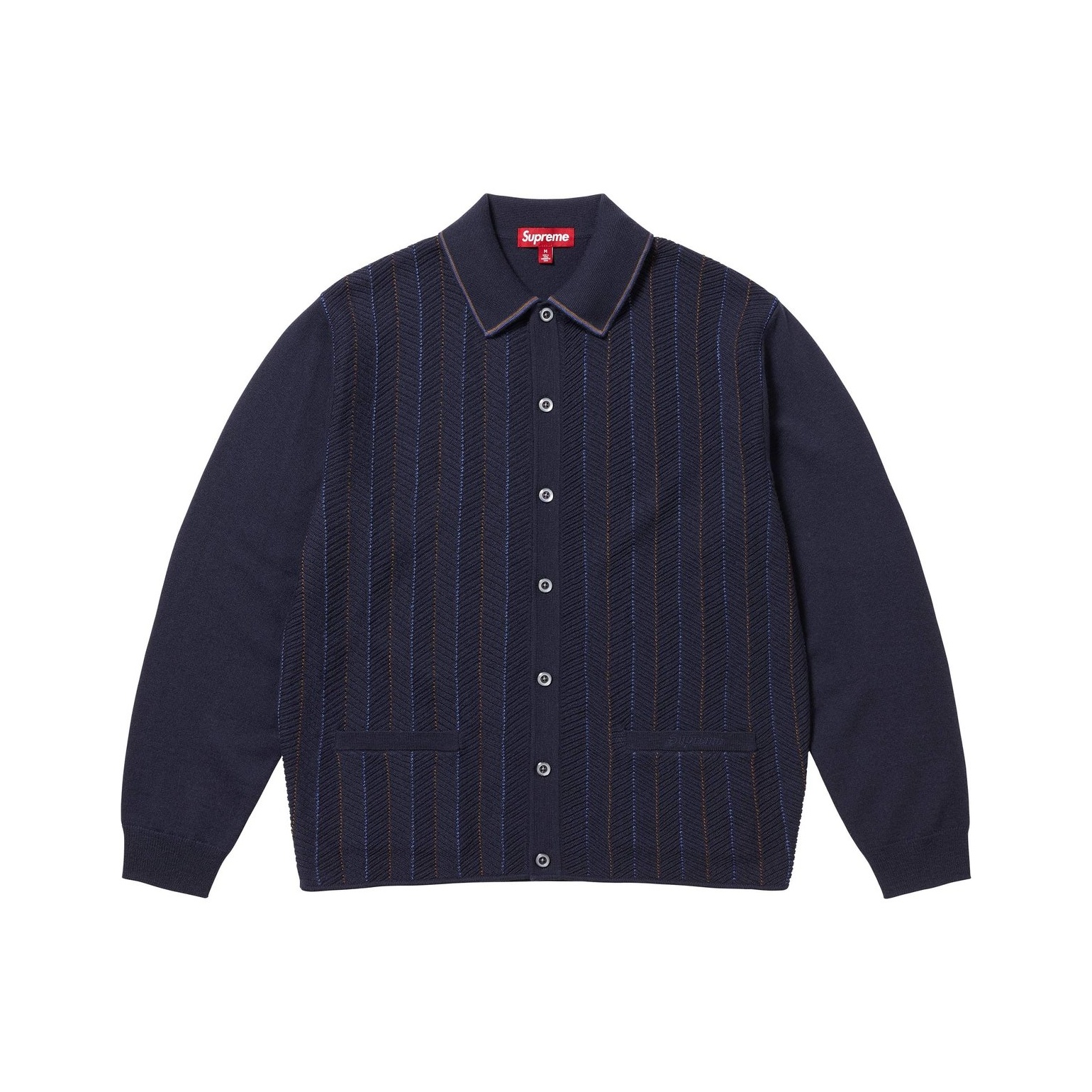 Supreme Silk Map Cardigan (FW23) - $178