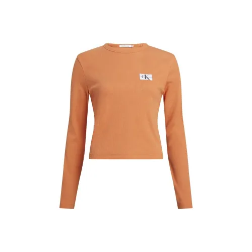 CALVIN KLEIN T Shirt Women's Orange