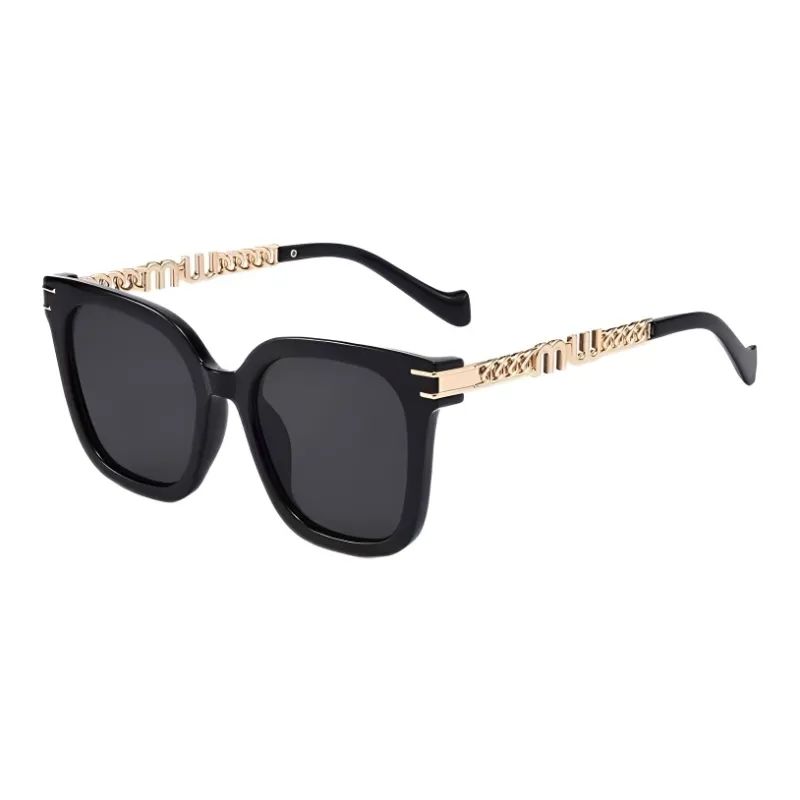 Anxious PC Cupronickel Square Sunglasses Women's-0