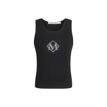 MANGANO Tank Tops Women's Black