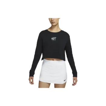 Nike Drop Shoulder Sleeve T Shirt Women's Black