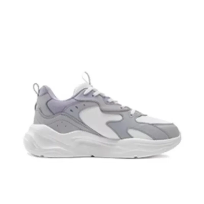 361° Kesar 2 Slip Resistant, Abrasion Resistant, Thermal Low Top Casual Shoes Women's White Gray Purple-1