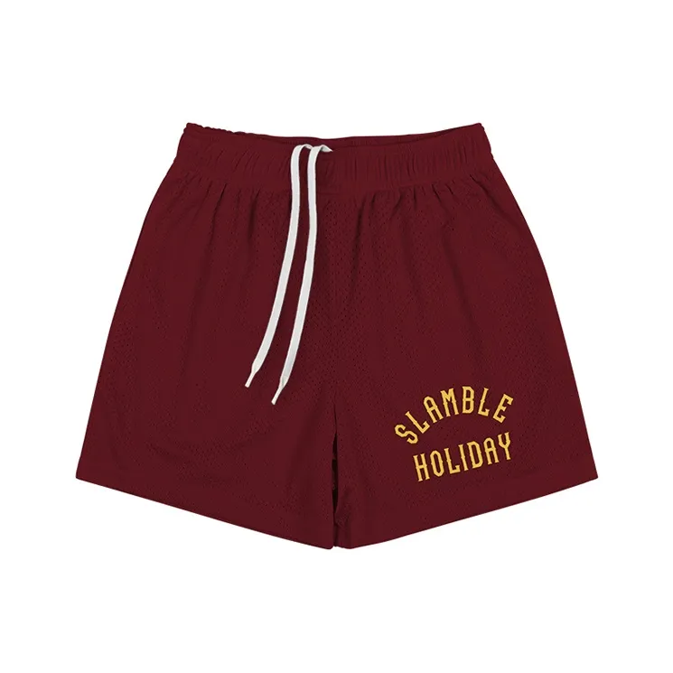 Slamble Knee Length Shorts Unisex-16