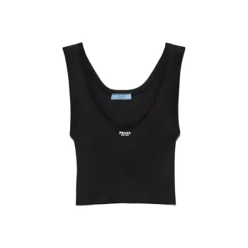 PRADA Tank Tops Women's Black