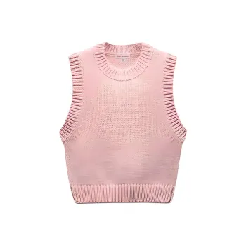 Ao Yes X ZARA AO YES Collaboration Tank Tops Women's Pink