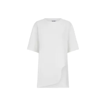The Attico Logo Embroidered Oversized Jersey T Shirt