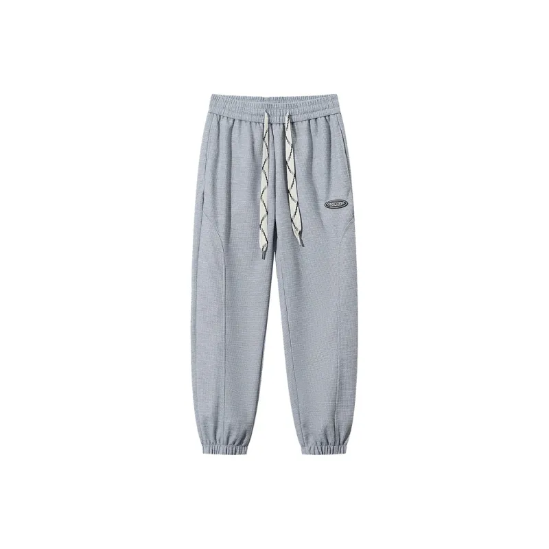 K bird Knitted Fabric Casual Pants Unisex-4