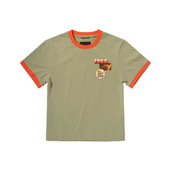THE NORTH FACE UE Series Set in Sleeve T Shirt Women's Khaki