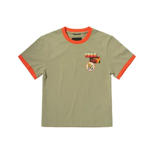 THE NORTH FACE UE Series Set in Sleeve T Shirt Women's Khaki