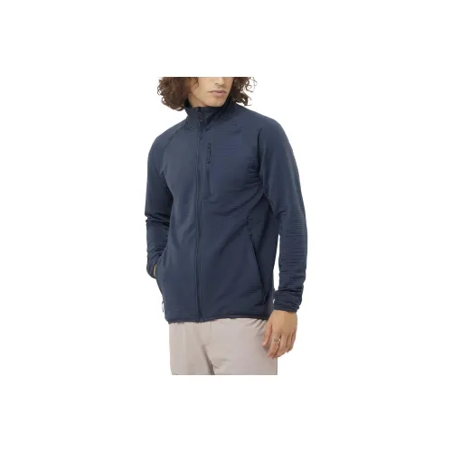 SALOMON ESSENTIAL LIGHTWARM Climbing Clothing Men's Blue