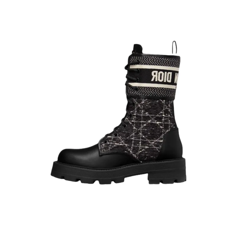 DIOR D Major Ankle Boots Women's Black-0