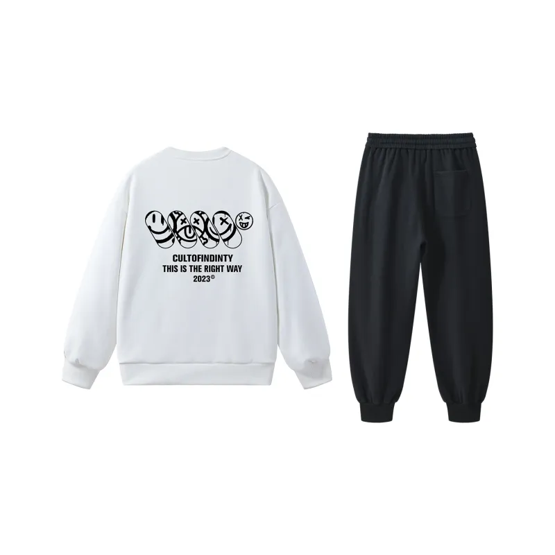 CULT OF INDIVIDUALITY Sweatshirt Sets Unisex-4