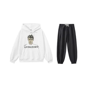 LIVINGTOWN Sweatshirt Sets Unisex