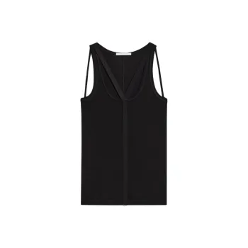 Helmut Lang Strap Racer Sleeveless Tank Top
