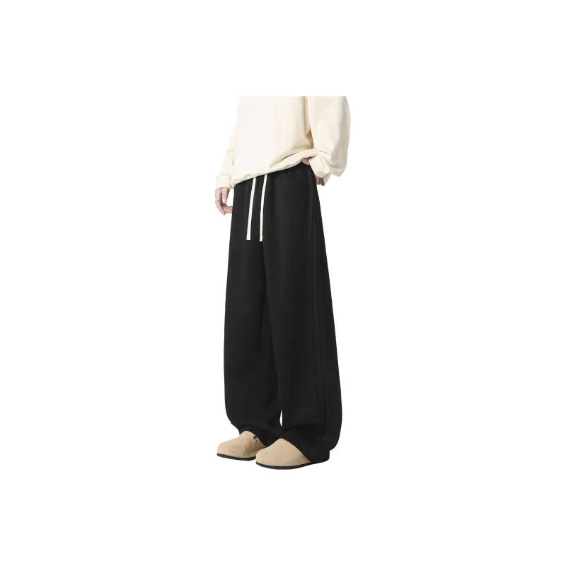 OPOX Casual Pants Unisex Heather Gray-5