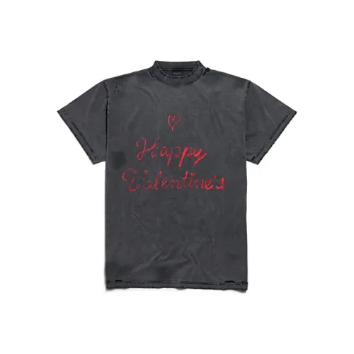 Balenciaga SS25 Regular T Shirt Women's Gray Regular Fit