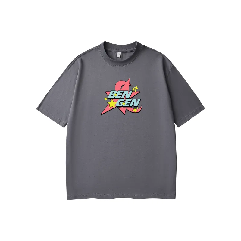 BENGEN Drop Shoulder Sleeve T Shirt Unisex-6