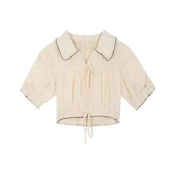Big-faced Puff Sleeve T-Shirt Women's