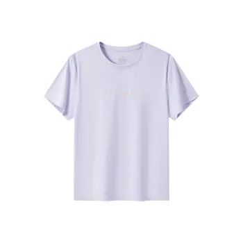 XTEP T-Shirt Women's Sheer Purple