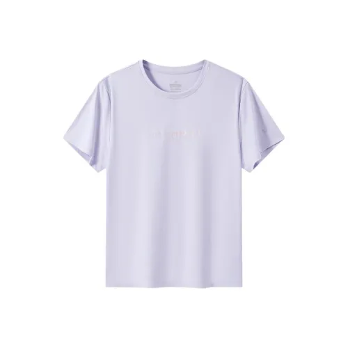 XTEP T Shirt Women's Sheer Purple