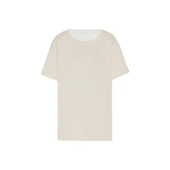 THE ROW Drop Shoulder Sleeve T Shirt Women's White