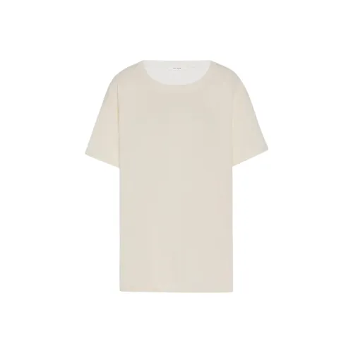 THE ROW Drop Shoulder Sleeve T Shirt Women's White