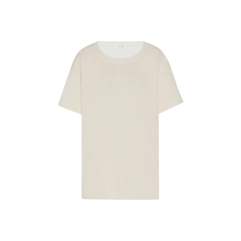 THE ROW Drop Shoulder Sleeve T Shirt Women's White-0