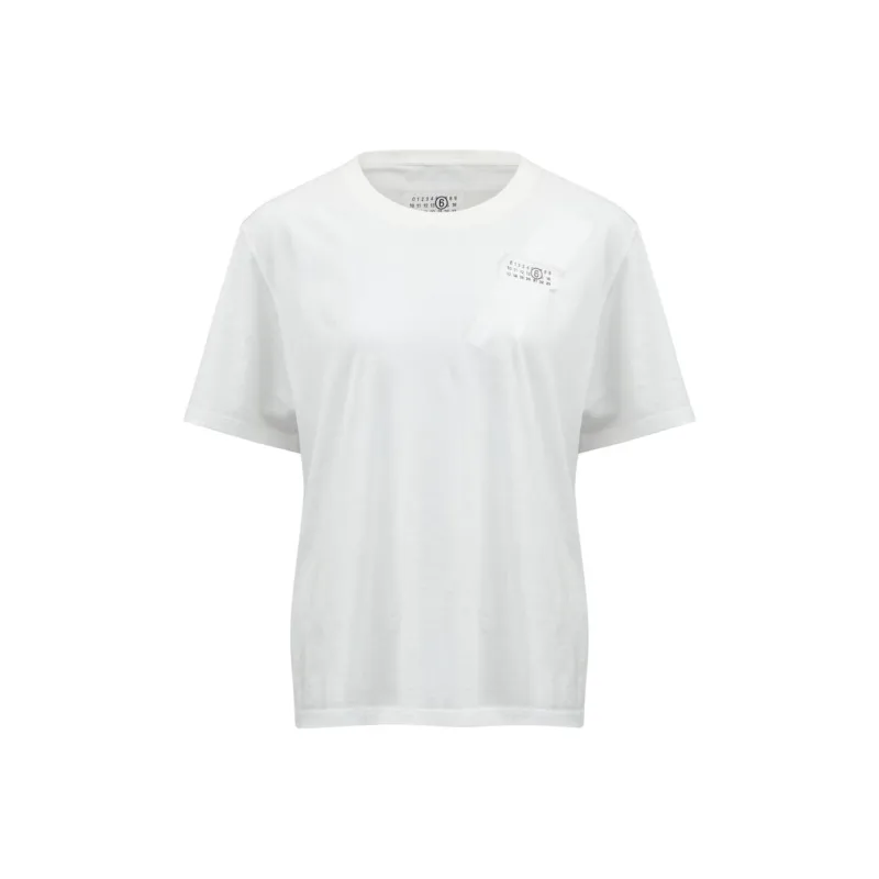 MM6 Maison Margiela Numbers motif T shirt-0