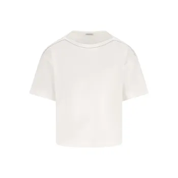 Brunello Cucinelli Monili Chain Detailed T Shirt