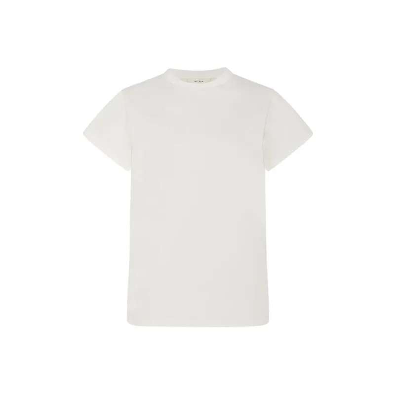 THE ROW Charo Crew Neck Cotton T-shirt-0