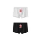 [Black Heart Gesture White Heartbeat]Ruby 2 Pack