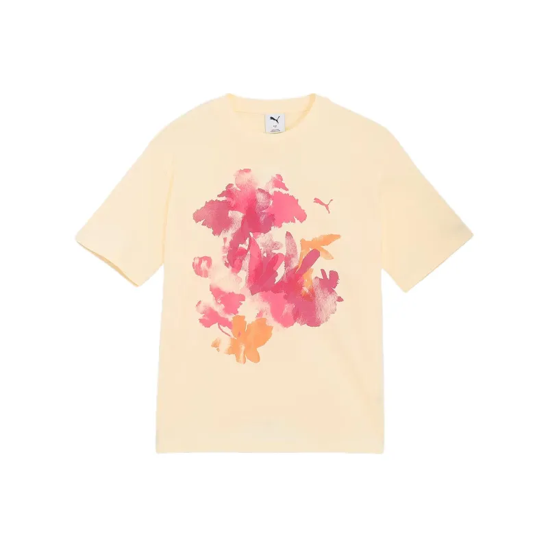PUMA Regular T Shirt Women's Cream Vanilla 33-0