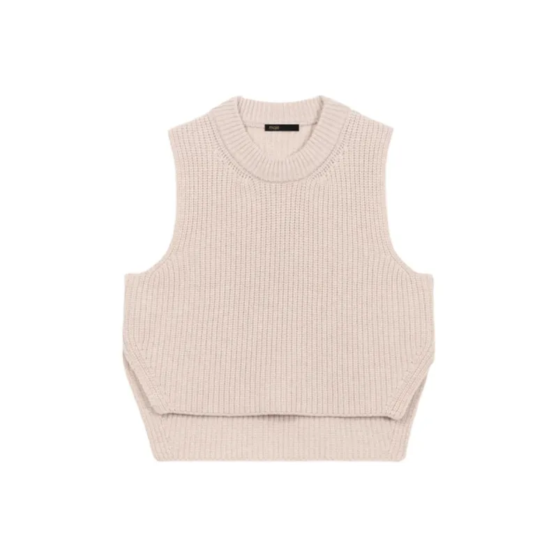 Maje Sleeveless Wool Sweater-0