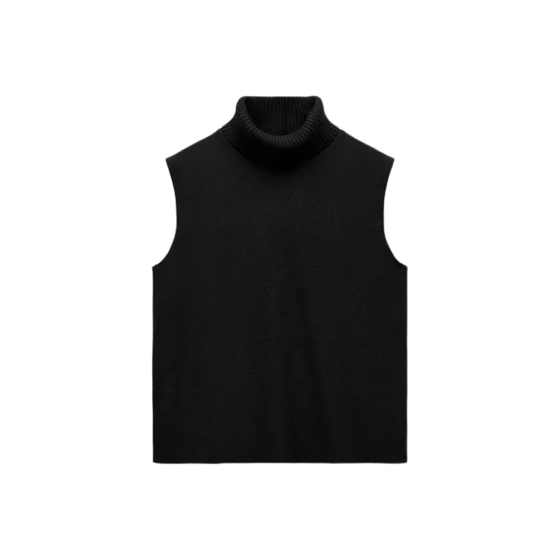 ZARA Tank Tops Women's Black-0
