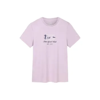 Anta Life Collection T Shirt Women's Gray Wisteria Purple