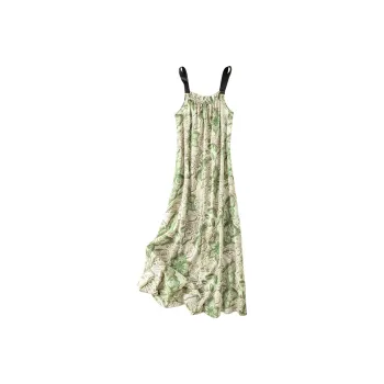 Cypress House Slip Dress Women's Light Green Floral