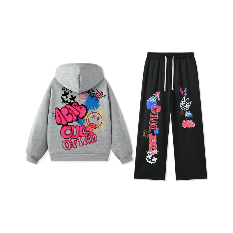 CULT OF INDIVIDUALITY Sweatshirt Sets Unisex-13