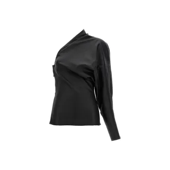 RICK OWENS Asymmetric One Sleeve Top