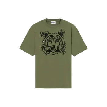 KENZO T-Shirts Women's Khaki