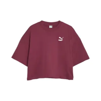 PUMA T-Shirts Women's Burgundy