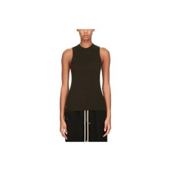 RICK OWENS Ribbed Knit Tank Top