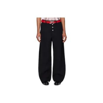 Jean Paul Gaultier Casual Pants Men's Black