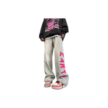 MGXEK Jeans Unisex Yellow Mud